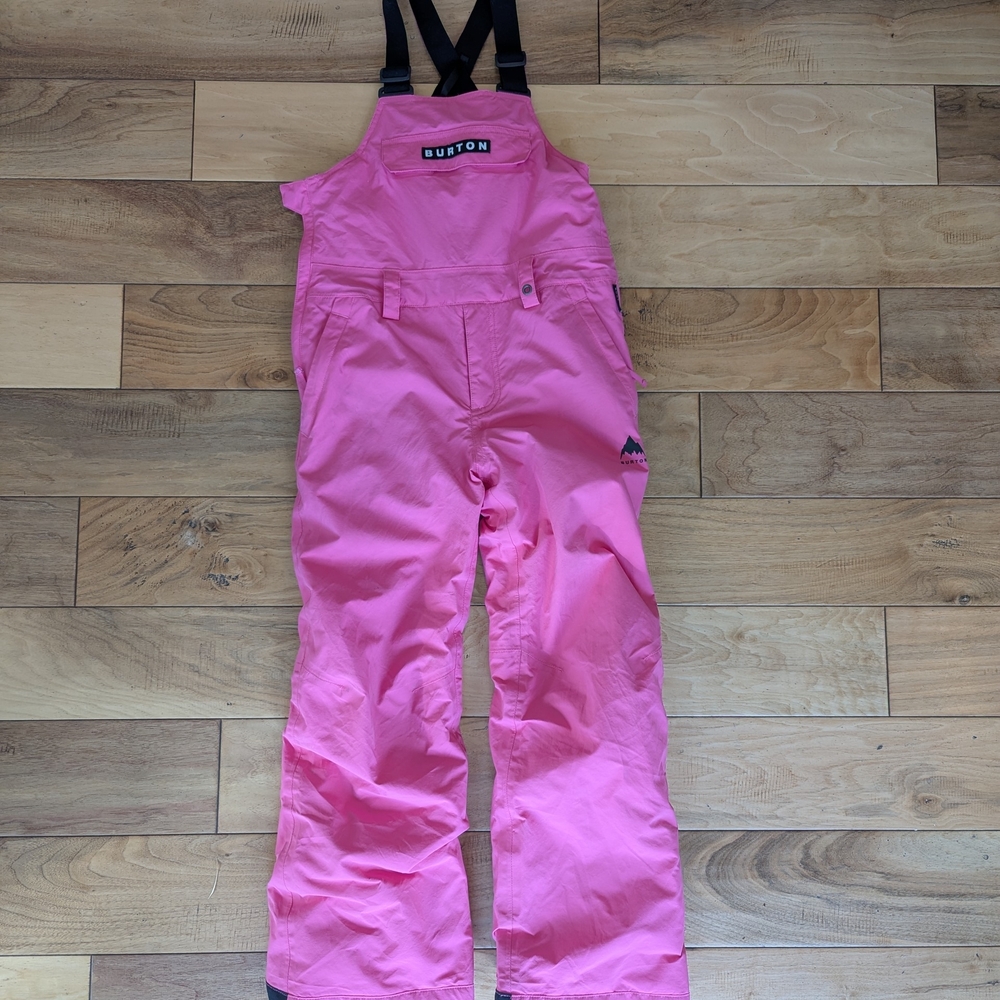 Burton Kids Pink Snow Bib Pants - Size Small